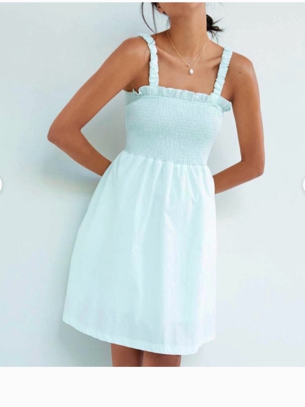 NWT ANTHROPOLOGIE PINCH SMALL Pastel Mint dress 
#Anthropologie